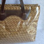 Fendi Vintage Bag Brown Coated Canvas with Leather and Gold Hardware Bag #TSTT-10 - Image 6