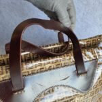 Fendi Vintage Bag Brown Coated Canvas with Leather and Gold Hardware Bag #TSTT-10 - Image 22