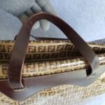 Fendi Vintage Bag Brown Coated Canvas with Leather and Gold Hardware Bag #TSTT-10 - Image 19