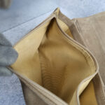 Jimmy Choo Clutch Brown Suede Leather with Python Skin and Gold Plated Hardware #TYKL-29 - Image 18