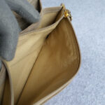 Jimmy Choo Clutch Brown Suede Leather with Python Skin and Gold Plated Hardware #TYKL-29 - Image 17