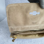 Jimmy Choo Clutch Brown Suede Leather with Python Skin and Gold Plated Hardware #TYKL-29 - Image 14