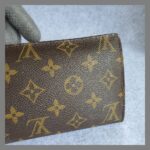 LV Pouch Brown Monogram Coated Canvas with Gold Hardware #YECR-27 - Image 7