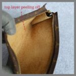 LV Pouch Brown Monogram Coated Canvas with Gold Hardware #YECR-27 - Image 13