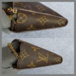 LV Pouch Brown Monogram Coated Canvas with Gold Hardware #YECR-27 - Image 8