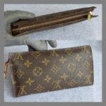 LV Pouch Brown Monogram Coated Canvas with Gold Hardware #YECR-27 - Image 2