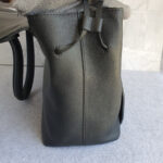 LV Shoulder Bag Black Leather with Gold Hardware #TSSK-1 - Image 8