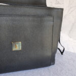 LV Shoulder Bag Black Leather with Gold Hardware #TSSK-1 - Image 23