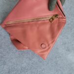 Loewe Wedge Clutch Candy Pink Nappa Calf Leather with Gold Hardware #TYKL-55 - Image 12