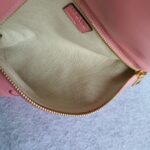 Loewe Wedge Clutch Candy Pink Nappa Calf Leather with Gold Hardware #TYKL-55 - Image 22