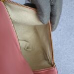 Loewe Wedge Clutch Candy Pink Nappa Calf Leather with Gold Hardware #TYKL-55 - Image 20