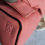 Loewe Wedge Clutch Candy Pink Nappa Calf Leather with Gold Hardware #TYKL-55 - Image 16