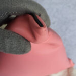 Loewe Wedge Clutch Candy Pink Nappa Calf Leather with Gold Hardware #TYKL-55 - Image 15