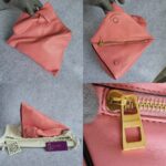 Loewe Wedge Clutch Candy Pink Nappa Calf Leather with Gold Hardware #TYKL-55 - Image 2