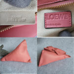 Loewe Wedge Clutch Candy Pink Nappa Calf Leather with Gold Hardware #TYKL-55 - Image 17