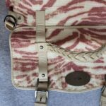 Mulberry Alexa Off white/Maroon Raffia with Leather and Black Hardware #TSEY-6 - Image 3