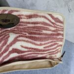 Mulberry Alexa Off white/Maroon Raffia with Leather and Black Hardware #TSEY-6 - Image 21