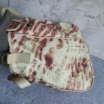 Mulberry Alexa Off white/Maroon Raffia with Leather and Black Hardware #TSEY-6 - Image 10