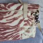 Mulberry Alexa Off white/Maroon Raffia with Leather and Black Hardware #TSEY-6 - Image 6