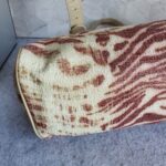 Mulberry Alexa Off white/Maroon Raffia with Leather and Black Hardware #TSEY-6 - Image 11