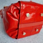 Tod's Mini G-Line Bag Red Coated Canvas with Silver Hardware #TSTT-9 - Image 9