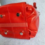 Tod's Mini G-Line Bag Red Coated Canvas with Silver Hardware #TSTT-9 - Image 10
