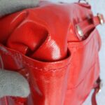 Tod's Mini G-Line Bag Red Coated Canvas with Silver Hardware #TSTT-9 - Image 12