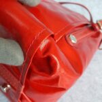 Tod's Mini G-Line Bag Red Coated Canvas with Silver Hardware #TSTT-9 - Image 13