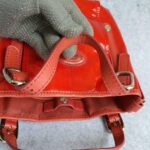 Tod's Mini G-Line Bag Red Coated Canvas with Silver Hardware #TSTT-9 - Image 18