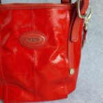 Tod's Mini G-Line Bag Red Coated Canvas with Silver Hardware #TSTT-9 - Image 4