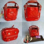 Tod's Mini G-Line Bag Red Coated Canvas with Silver Hardware #TSTT-9 - Image 2