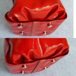 Tod's Mini G-Line Bag Red Coated Canvas with Silver Hardware #TSTT-9 - Image 15