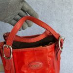 Tod's Mini G-Line Bag Red Coated Canvas with Silver Hardware #TSTT-9 - Image 17