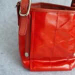 Tod's Mini G-Line Bag Red Coated Canvas with Silver Hardware #TSTT-9 - Image 5
