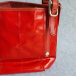 Tod's Mini G-Line Bag Red Coated Canvas with Silver Hardware #TSTT-9 - Image 6
