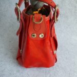 Tod's Mini G-Line Bag Red Coated Canvas with Silver Hardware #TSTT-9 - Image 8