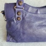 Balenciaga Giant City Purple Lambskin with Rose Gold Hardware #TTLR-14 - Image 5