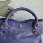 Balenciaga Giant City Purple Lambskin with Rose Gold Hardware #TTLR-14 - Image 19