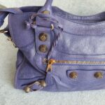 Balenciaga Giant City Purple Lambskin with Rose Gold Hardware #TTLR-14 - Image 3