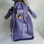 Balenciaga Giant City Purple Lambskin with Rose Gold Hardware #TTLR-14 - Image 7