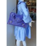 Balenciaga Giant City Purple Lambskin with Rose Gold Hardware #TTLR-14 - Image 39