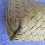 Bottega Veneta Intrecciato Crossbody Bag Yellow Nappa Leather with Brunito Finish Hardware #TTLR-11 - Image 12