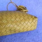 Bottega Veneta Intrecciato Crossbody Bag Yellow Nappa Leather with Brunito Finish Hardware #TTLR-11 - Image 11