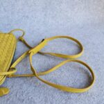 Bottega Veneta Intrecciato Crossbody Bag Yellow Nappa Leather with Brunito Finish Hardware #TTLR-11 - Image 16