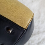 Celine Edge Top Handle Bag Black/Yellow Calf Leather with Silver Hardware #SOOE-5 - Image 21