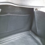 Celine Edge Top Handle Bag Black/Yellow Calf Leather with Silver Hardware #SOOE-5 - Image 40