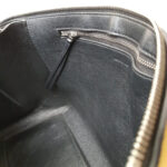 Celine Edge Top Handle Bag Black/Yellow Calf Leather with Silver Hardware #SOOE-5 - Image 37