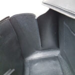 Celine Edge Top Handle Bag Black/Yellow Calf Leather with Silver Hardware #SOOE-5 - Image 35