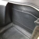 Celine Edge Top Handle Bag Black/Yellow Calf Leather with Silver Hardware #SOOE-5 - Image 39