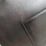 Celine Edge Top Handle Bag Black/Yellow Calf Leather with Silver Hardware #SOOE-5 - Image 8